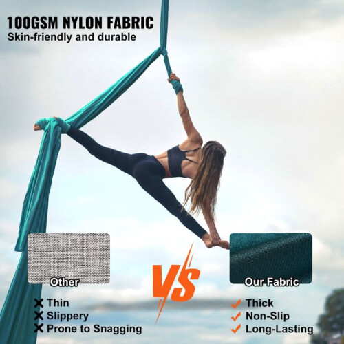 Luftschaukel - DUOKU - YJ-0077-S10 - 11 Meter - Nylon 100 g/m² - Grün 2