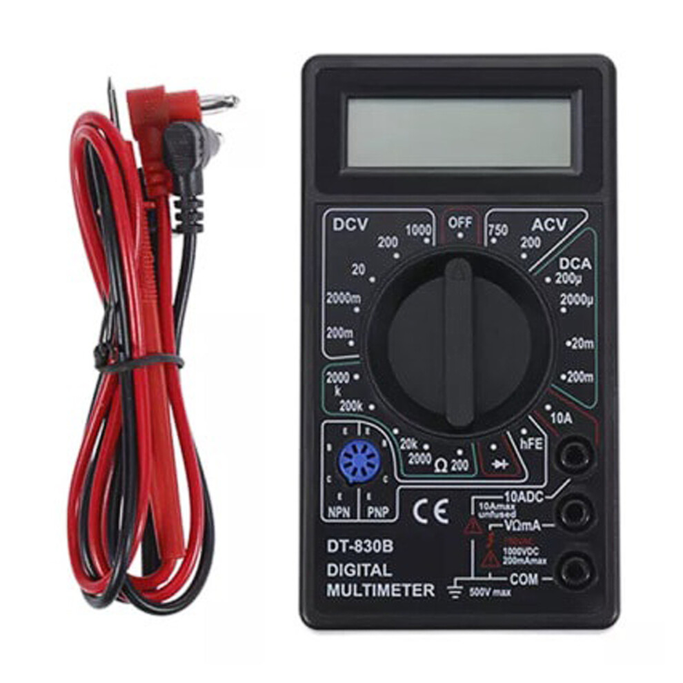 Digital Multimeter, Compact Professional Tool For Accurate Measurements, Featuring Overload Protection And Easy-To-Read Lcd Display Voltmeter 9441426531111