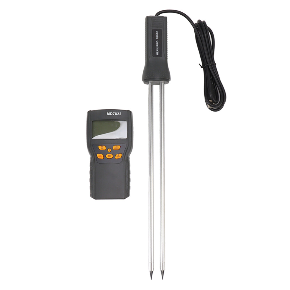 Portable Hay Bale Moisture Tester, Temperature Compensation Moisture Meter For Efficient Field Testing 9441426531098