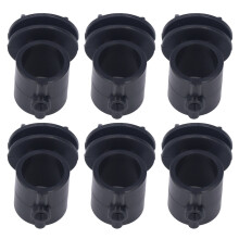 50 Pcs 2.1CM Insulator Screws for Pulse Grid Fence Bearing Rod Black