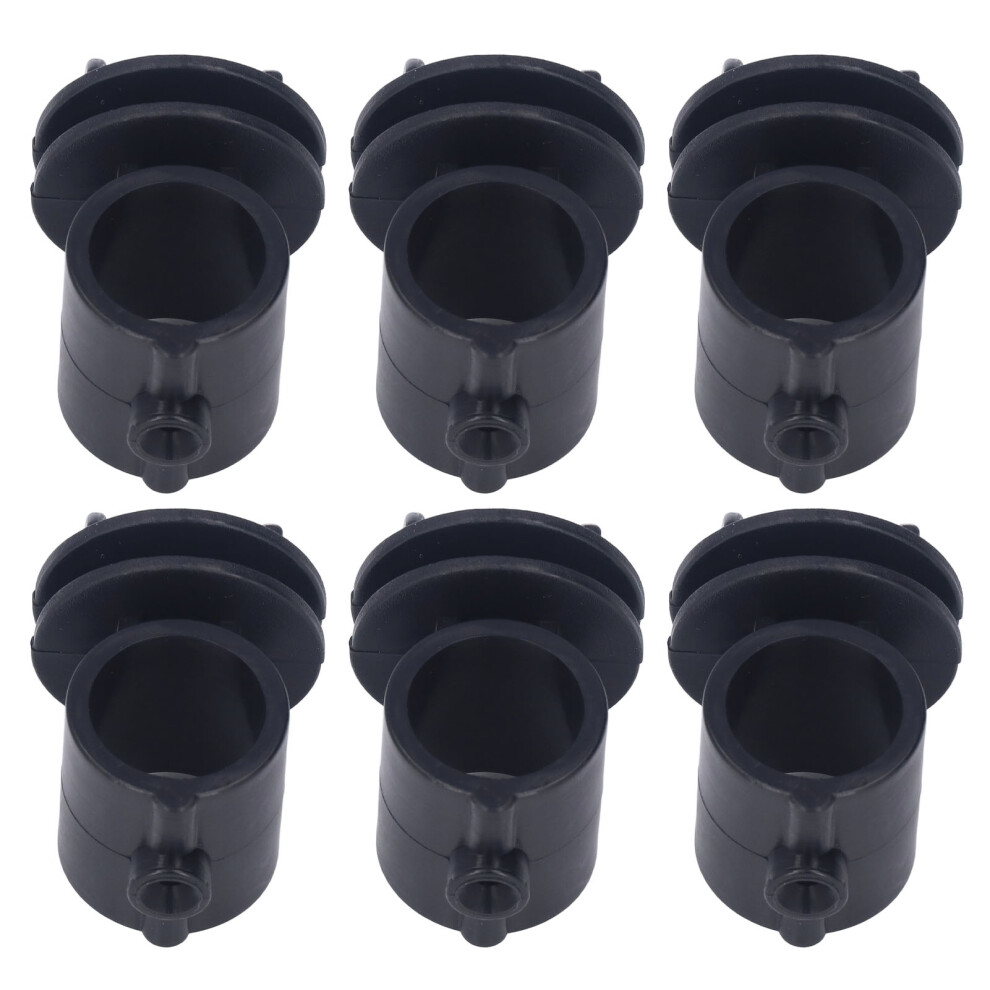 50 Pcs 2.1Cm Insulator Screws For Pulse Grid Fence Bearing Rod Black 7611375680112
