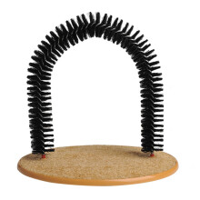 Katzenbogen SelfConfidence Cat Grooming Arch Cat SelfGroomer Corner Cat Scratcher Kitten Grooming Brush with Scratcher