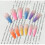Τέχνη για το Σπίτι, DIY, Ακρυλικά Νύχια με Νύχια Rainbow Gradient, Χρωματιστά Νύχια Coffin Press On 4