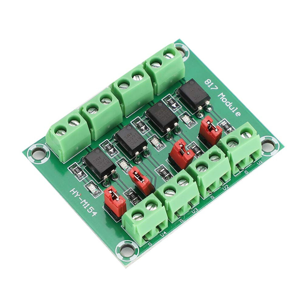 4 Channel Optocoupler Isolation Module Voltage Converter Relay Board 3.3V 5V To 24V For Industrial Use 9426802395570