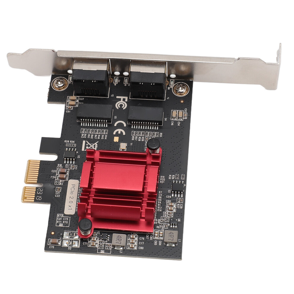 Pcie X1 Gigabit Network Card Dual Rj45 For Fast Desktop Connection 8751368864323