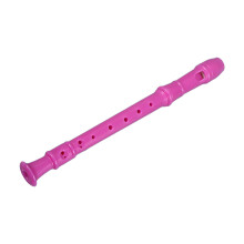 Classroom Soprano Recorder Flute 8 Hole ABS Rose Red for Kids & Students