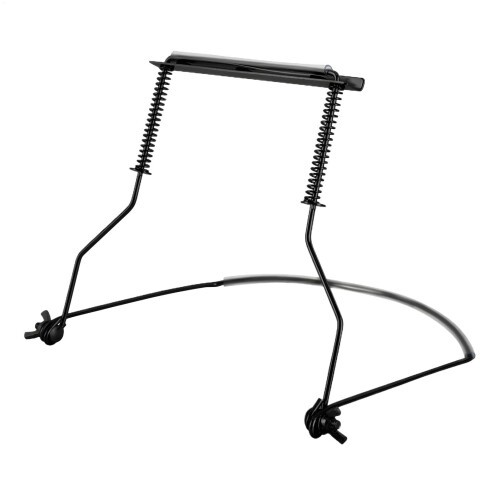 Adjustable metal harmonica holder with 10 holes, neck strap  Scratchresistant frame