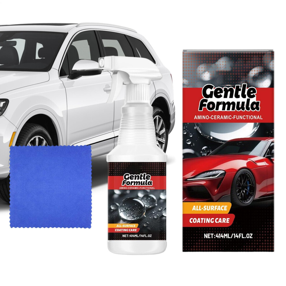 Ceramic Coating For Cars 414Ml Hydrophobic Formula, Exterior Trim Protection, Compatible With Cars Suvs Rvs 9365049080248
