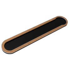 Langlebriger Wandmontierter Acrylhalter für 6 Kaffeekapseln, Schwarz