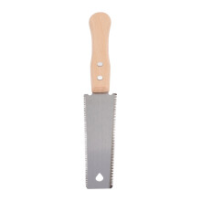Wood Handle Dual Edge Hand Saw 14/17 TPI for DIY and Trimming