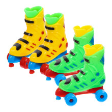 2 Pairs Finger Skates Lifelike Finger Skates Colorful Designs Decompression Toy for Finger Training and Creative Decoration Lightweight and Portable