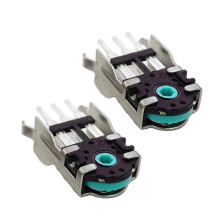 2 Stück TTC 12 mm Maus-Encoder staubdicht gold/grüne-Grüner Kern