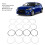 Engine Piston Ring Set 23040 2B600 for Kia Rio 1.6L 2012-2017 5