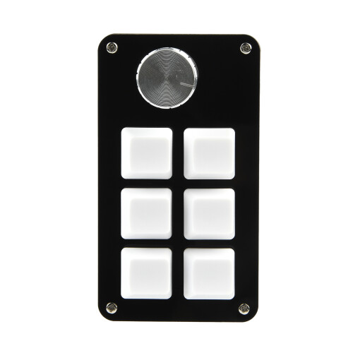 Mini Macropad RGB programmierbare Makro-Tastatur, 1 Knopf, 6