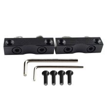 2 stuks Verbeterde Aluminium Z-assen Stappenmotor Mount Rack