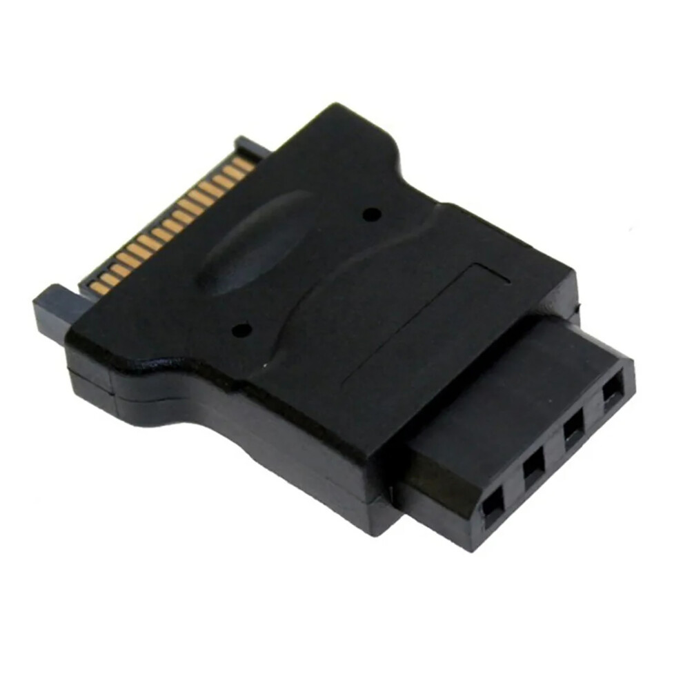 Sata 15Pin Male To Large 4Pin Female Adapter Hard Drive Power 7732000486708