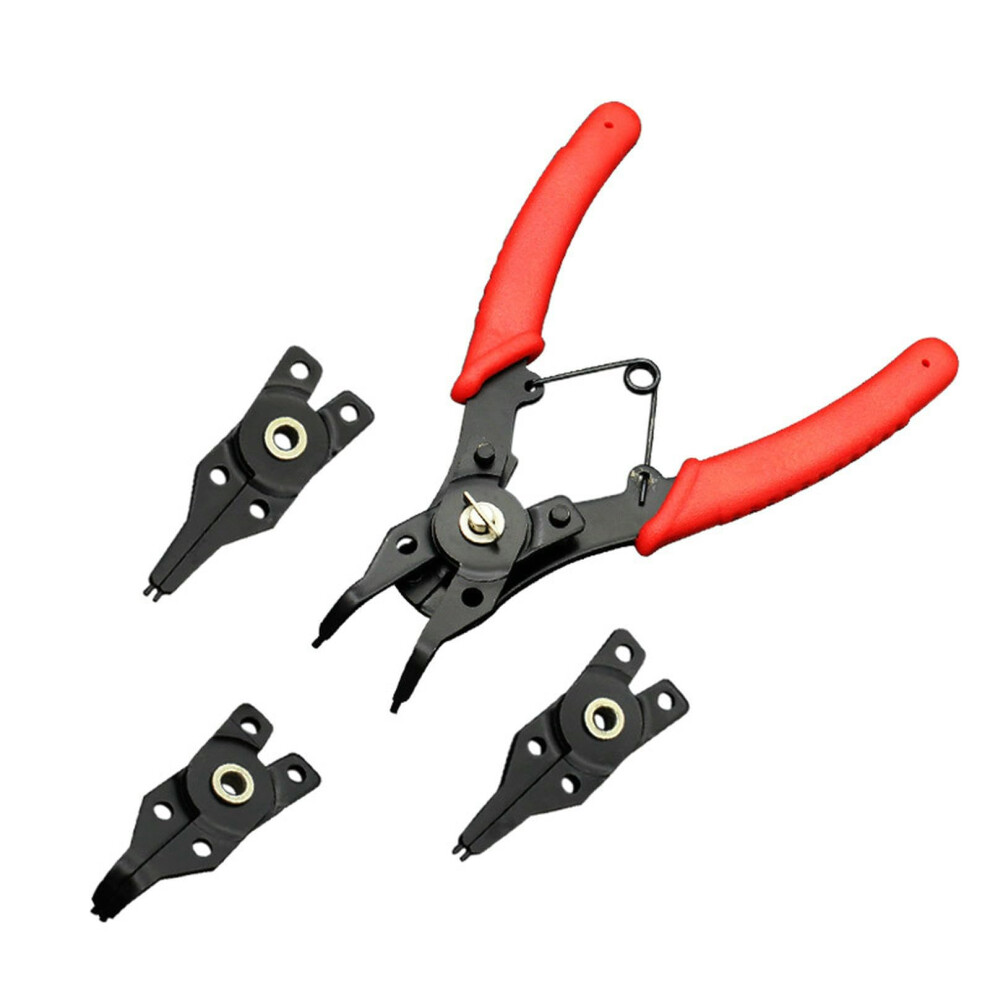 Fourinone Clamp, Fourhead Retaining Ring Disassembly Tool, Multifunctional Clamp, Ring Removal Tool 9365049080842