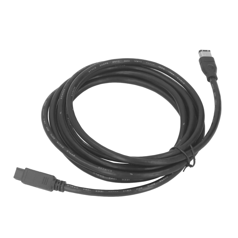 Ieee1394 Firewire Dv Cable 3M 9-Pin To 6-Pin Male For Camcorders & Cameras 5021368865990