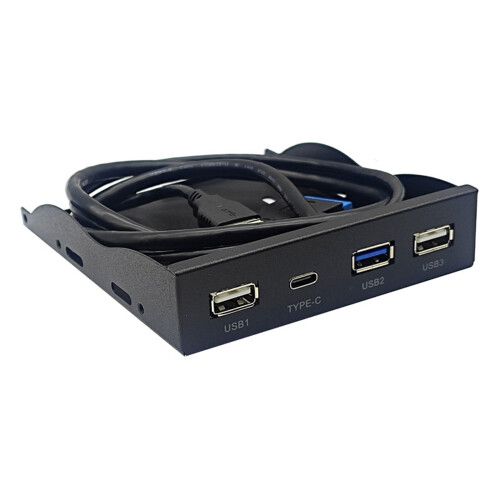 USB HUB Type C USB 3.2 Front Panel  3.5mm Headphone Jacks