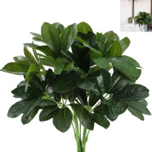 No Maintenance Artificial Tropical Palm Tree, 2Pcs Faux Greenery Branches With Real-Touch Silk Leaves For Indoor Outdoor Decor
