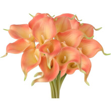 Repeat Long-Term Use Artificial Flower Arrangement, Flexible Stem Real Touch Latex Flowers For Indoor Outdoor Decor, Exquisite Craftsmanship Faux Bouq