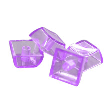 10 STKS BLANCO Keycaps XDA Transparante Backlit-Paars door