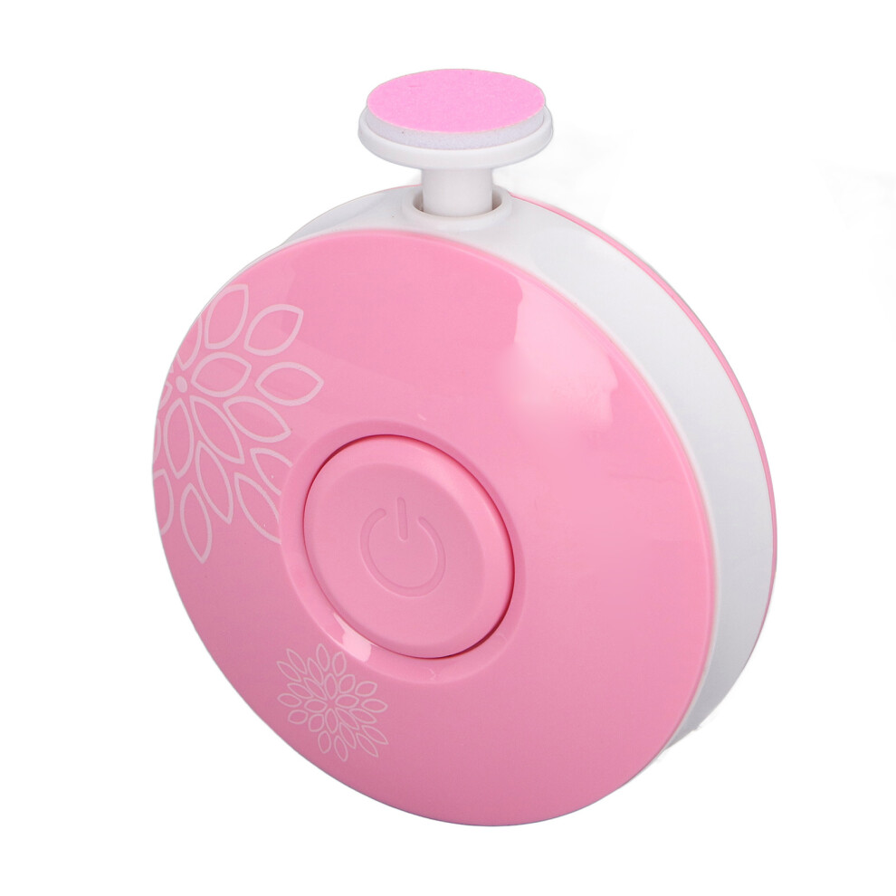 Electric Baby Nail Grinder 1500Mah Portable Multi-Function Trimmer Pink