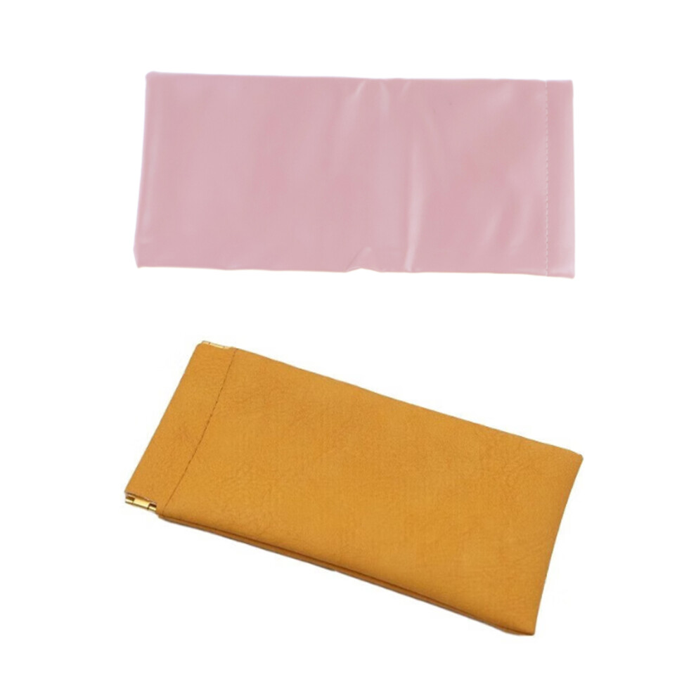 Travel Friendly Eyewear Case with Protective Liner, Multi-purpose Glasses Pouch Featuring Soft Fleece Interior and Water-Resistant Exterior, Squeeze T