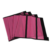 Rosenroter Pferdeschutz mit Fliegenabwehr, 4-teiliges Set, atmungsaktives und reißfestes Mesh