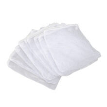 10PCS Large Hole Nylon Filter Bags for Fish Tank, 35x45cm, White