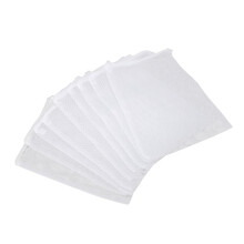 10Pcs Reusable Nylon Aquarium Filter Media Bags 35x45cm White