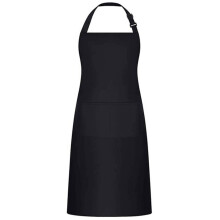 Adjustable Bib Apron, Solid Color Apron with Big Pocket for Convenient Storage and Adjustable Straps for Different Sizes