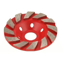 Diamant-Becher-Schleifscheibe, 100 mm (3,9 Zoll), Rot