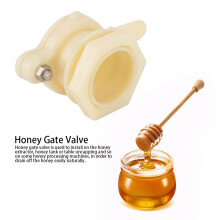 Honey Gate Valve for Beekeeping, 11.8cm, Stainless Steel, Easy Drain