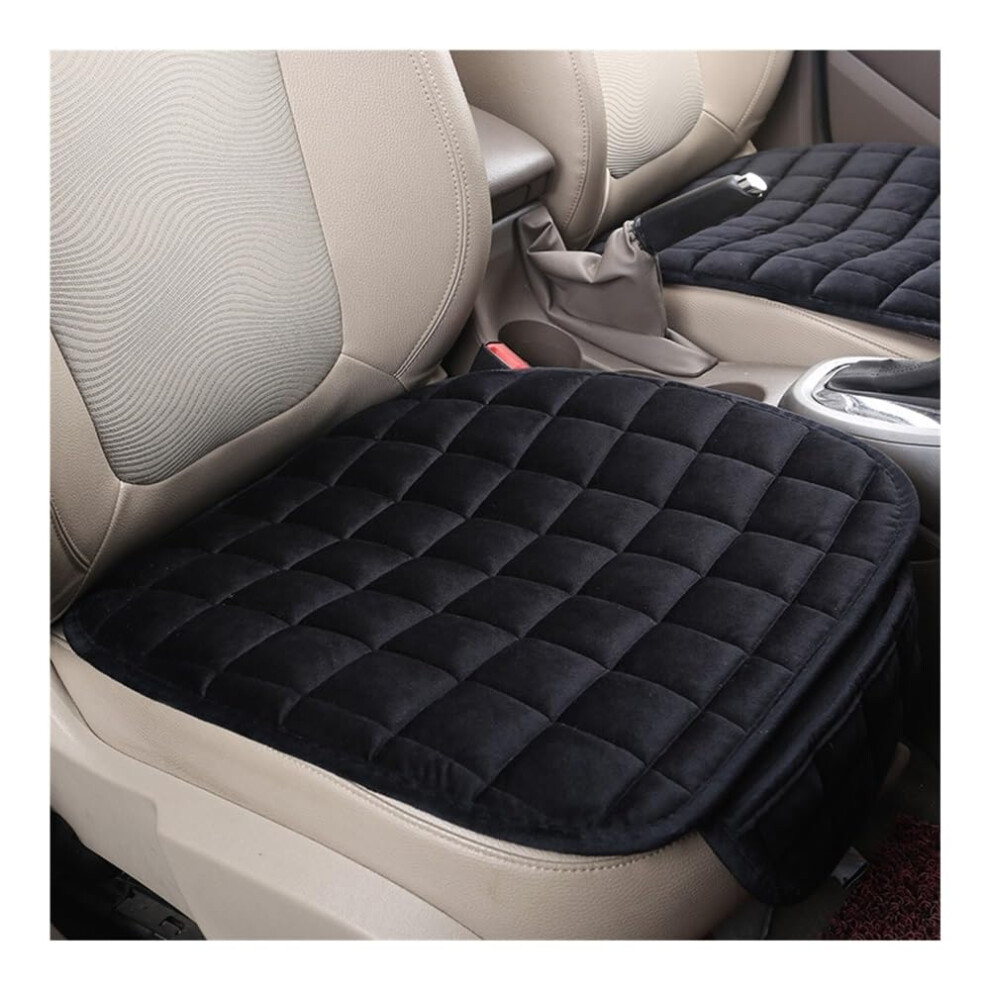 Universal Car Seat Covers Full Set Antislip Protector Winter Warm Breathable Cushions Black 9189345141515