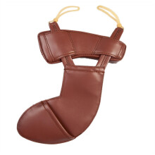Brown violin accessories saddle and shoulder pads, fits 3/4 and 4/4 violins.