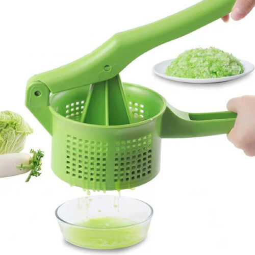Manual Salad Spinner Vegetable Washer with 1.2L Capacity, Efficient Water Squeezing for Kitchen 1