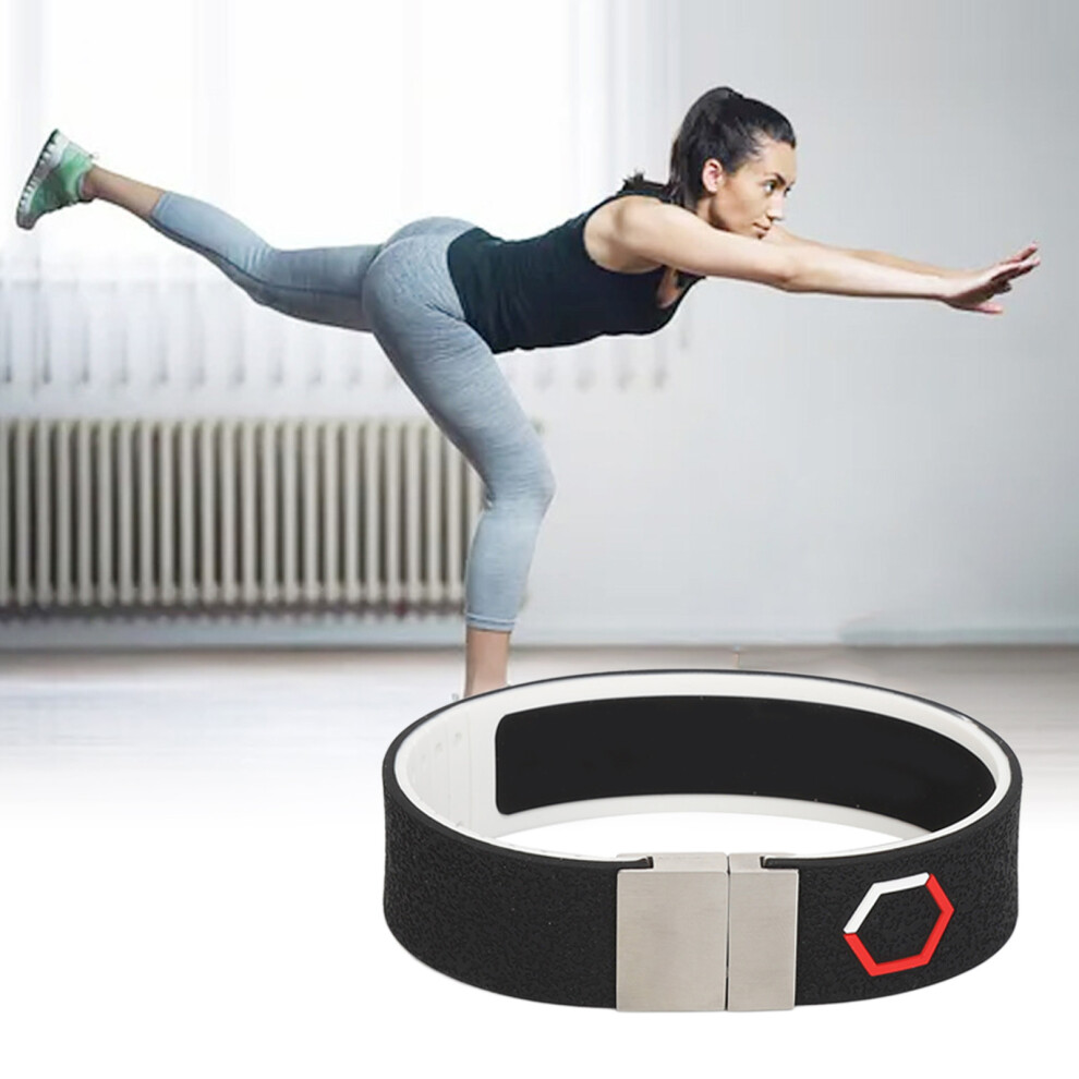 Comfortable Anti Static Bracelet - Stylish With Negative Ions Black 7601368866821