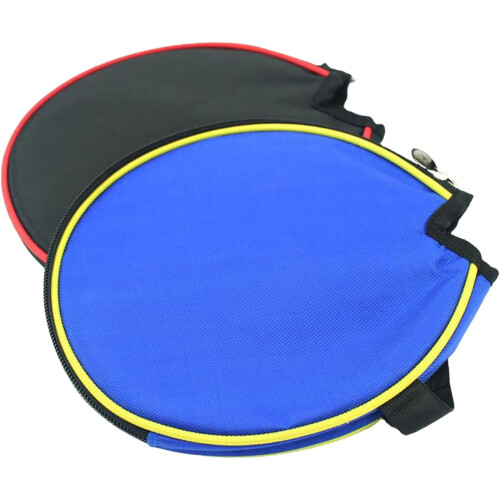Table Tennis Racket Case Zipper Enclosure Hard Shell Standard Size Paddle Cover 2