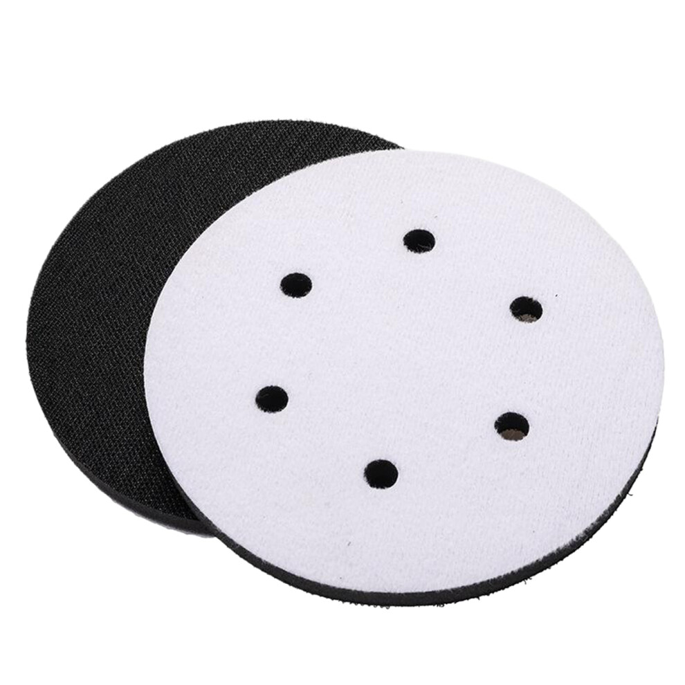 Soft Sponge Interface Pads 2Pcs 150Mm, 6Hole Sanding Pads For 6Inch Sander, Replacement Pads, Noise Reduction 9426802396522
