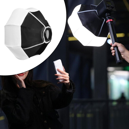 Ball Shape Softbox 30Cm Diameter Quick Release Lightweight Portable Mini Mouth Mount Light Strobe 1