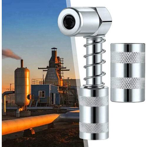 Grease Nozzle Adapter Grease  Accessory Grease Coupler Adapter with Sleeve 3 Grease Tool Ref: 3414 2