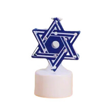 LED Hanukkah Candle Lights Energy Efficient Flameless Designs-A