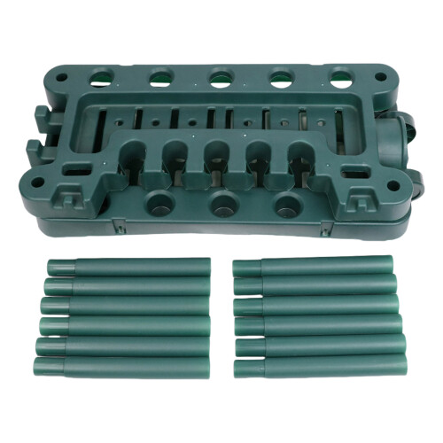 Garden Tool Storage Organizer with Wheels Yard Tool Stand Holder