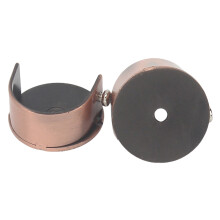 Wall Mount Curtain Support Brackets for 28mm Rods-Red Bronze
