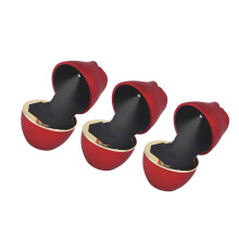 Unique Rose Shaped Jewelry Box LED Light Case for-Red