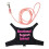 Regulable Lizards Harnesses Set Outdoor Walking Leashes- pink 1