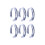 6pcs Plastic Glowing Wristbands Flashing Light Up-White 1