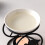 Home Scent Diffusers Black Metal Oil Burners for Aromatherapys 4