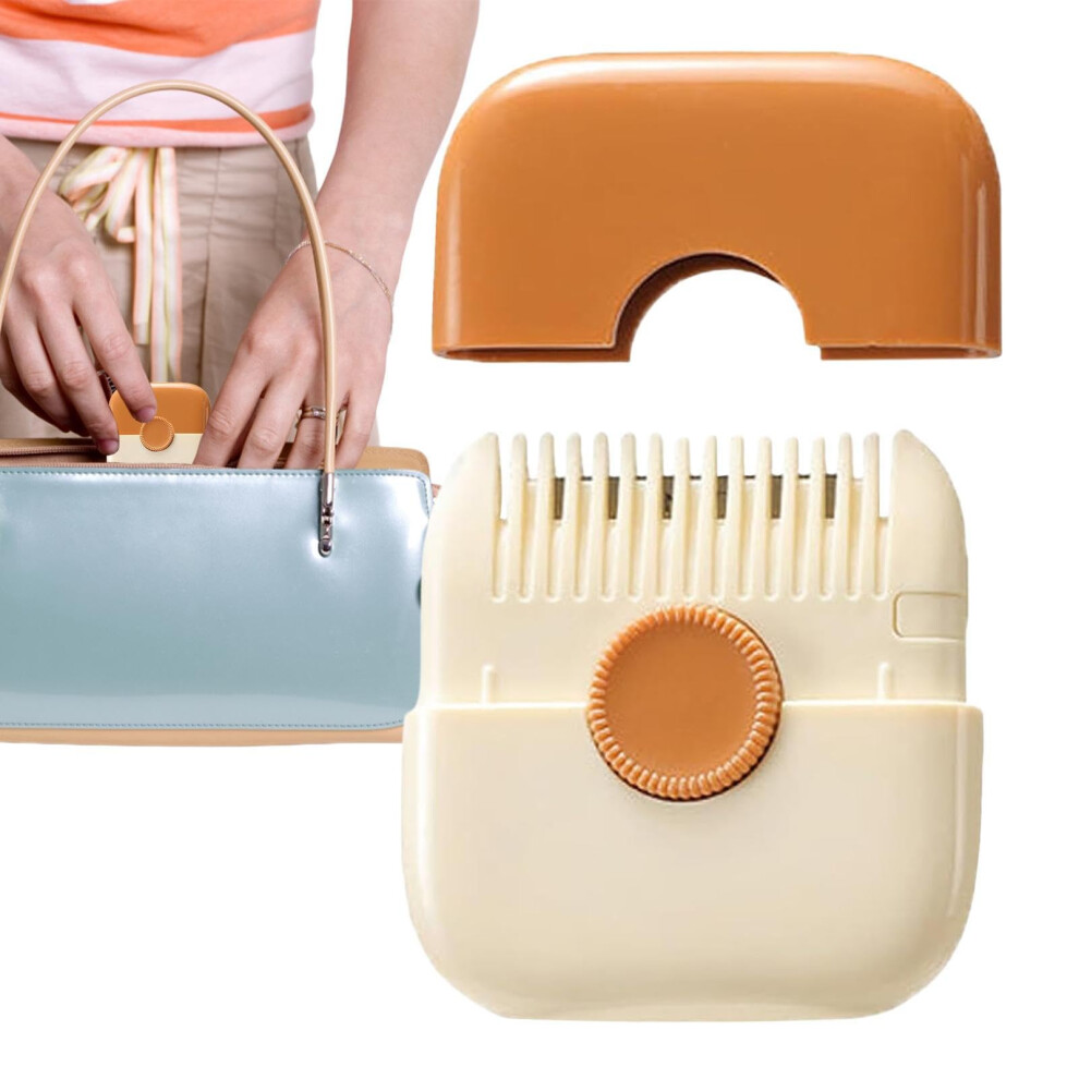 Orange Split Ends Trimmer 2 In 1 Bangs Trimmer, Detachable Design For Thin Bangs